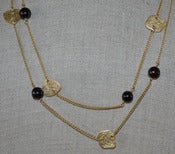 Image of Black Pearls and Chain