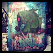 Image of Drone Destruction Painting