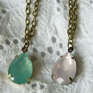 Image of Pastel Jewel Necklaces