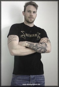 Image of Shining "Golden logo" T-shirt