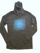 Image of Buddha - men's tri-blend long sleeve hoody - vintage black