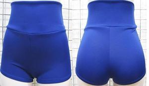 Image of BLUE HIGHWAIST SHORTS