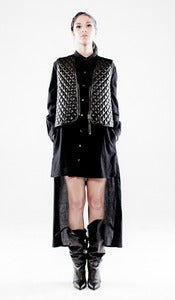 Image of SURRENDER shirtdress (black)