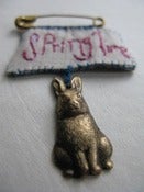 Image of Spring time bunny brooch