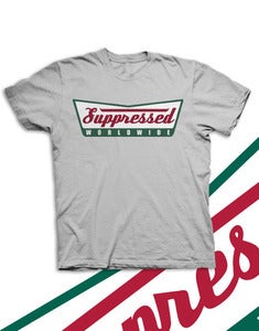 Image of "Suppressed Worldwide" (Grey)Tee