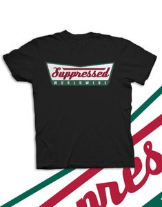 Image of "Suppressed Worldwide" (Black)Tee