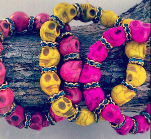 Image of Sparkle Skull Bracelet