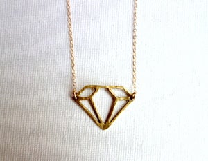 Image of Handmade Brass Gemstone Necklace