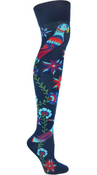 Image of Love Bird Over-The-Knee Socks Blue