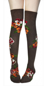 Image of Pansies Over-The-Knee Brown