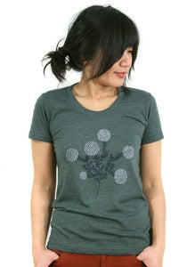 Image of Cotton Print Forest Heather 50/50 Tee