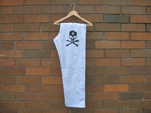 Image of City of Savages "Bone Collector" Sweatpants (Sports Grey/Black) [with pockets]