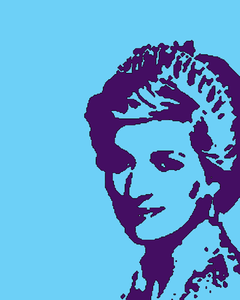 Image of princess diana painting
