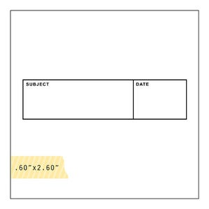 Image of subject/date