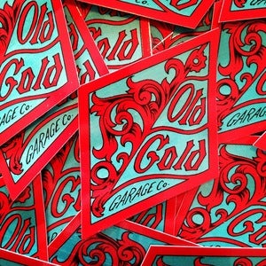 Image of NEW! Old Gold "Diamond" sticker (2 for $5) free S&H!