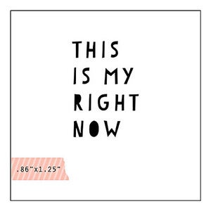 Image of my right now