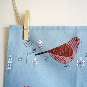 Image of Blue Bird Tea Towel