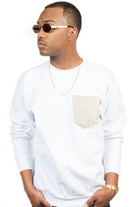 Image of Croc Pocket Crew White