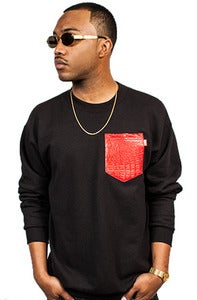 Image of Croc Pocket Crew Red