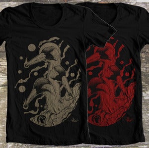 Image of "blind crane" t-shirt 