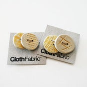 Image of golden clay buttons