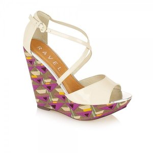 Image of Ravel Lush Print and Cream Wedges