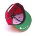 Image of ALOHA ARMY - ALOHA SCRIPT SNAPBACK (RED/WHT)