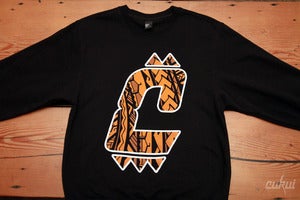 Image of Tiger Tribal C Logo Sweatshirt - Black