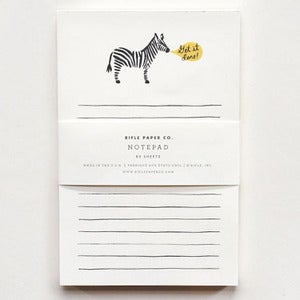 Image of Bloc de notas - Zebra