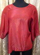 Image of Jeremy Laing Rust Sparkle S/S Top O/S 