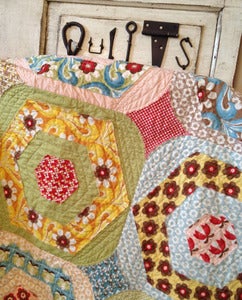 Image of Happy Scrappy Hexies Quilt Pattern
