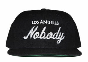Image of LOS ANGELES NOBODY Black Snapback Hat