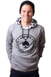 Image of Men's Grey Classic Case Hoody