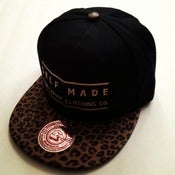 Image of Raw Caviar Cheetah Black Snapback