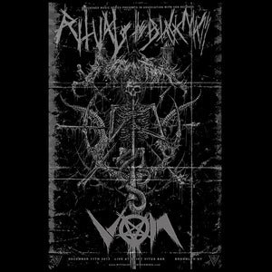Image of VON-Ritual of The Black Mass NY "DARK RITUAL" 11x17 Poster (Mark Riddick Ltd Ed 50)