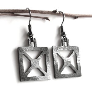 Image of Bridge X Truss Earrings