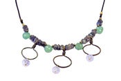 Image of Vintage Metal Hoop Necklace, Empty by Joli Jewlery