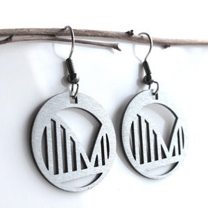 Image of Round Bridge Earrings