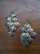 Image of Antique Gold Layered Earrings