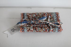 Image of 1970s floral jewellery case