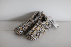 Image of 1980s chunky knitted slippers
