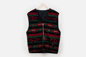 Image of AZTEC Polar Fleece/Quilted Reversible Vest