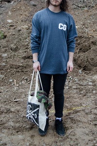 Image of Guillotine Long sleeve - Dark Heather Grey
