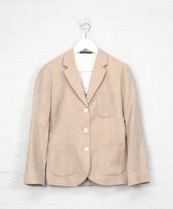 Image of Wool/Linen Tailored Jacket
