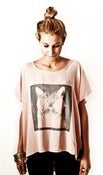 Image of Cat | Loose Tee | Light Pink