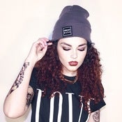 Image of FRIGHTMARE - Grey Patch Beanie