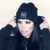 Image of FRIGHTMARE - Black Patch Beanie