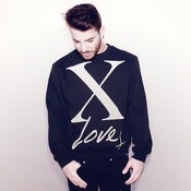 Image of X LOVE Black Crew Neck