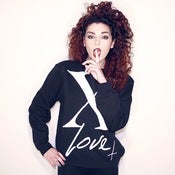 Image of X LOVE - Uni Sex Black Crew Neck