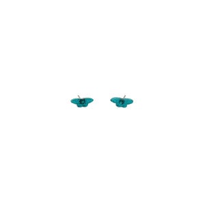 Image of Butterfly Mini Studs - Teal / Blue / Emerald
